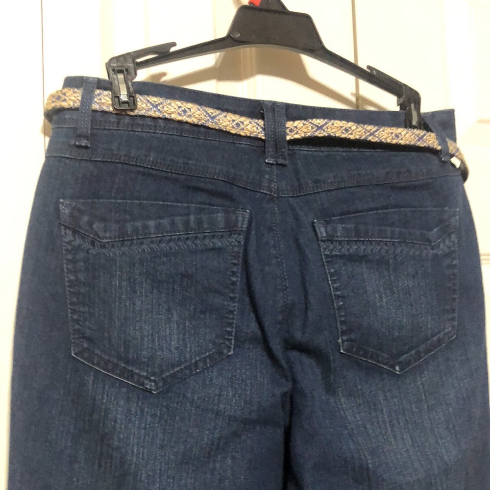 Gloria Vanderbilt Skimmer Capri Jeans with belt - Picture 5 of 6